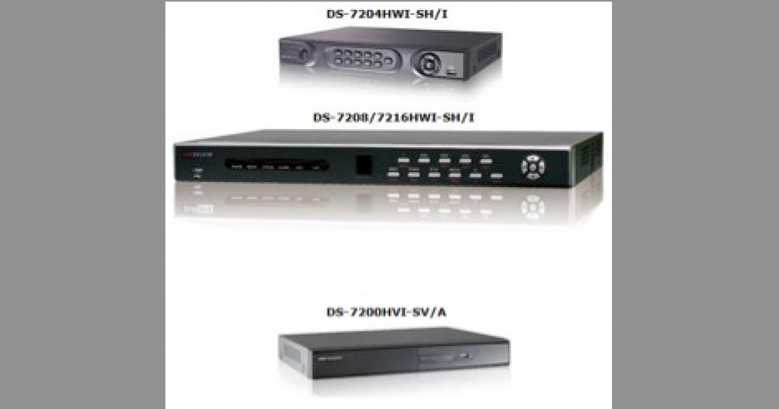HIKVISION presenta le serie di DVR 7200 e 7300 con tecnologia WD1 ...