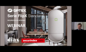 Guarda la registrazione del webinar DIAS dedicato ai nuovi sensori FlipX di OPTEX