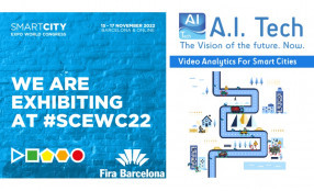 A.I. Tech a Barcellona durante la fiera Smart City