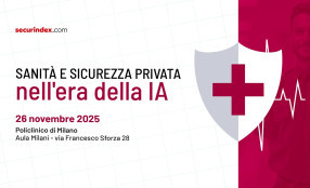 Sanità e sicurezza privata nell'era della IA - save the date