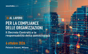 IA al lavoro per la compliance delle organizzazioni - Milano, 6 ottobre 2026
